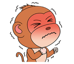 Yong monkey sticker #13198833