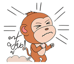 Yong monkey sticker #13198834