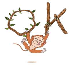 Yong monkey sticker #13198835