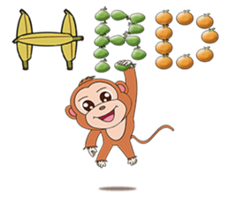 Yong monkey sticker #13198838