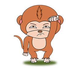 Yong monkey sticker #13198847