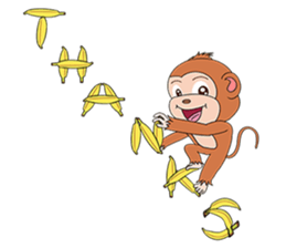 Yong monkey sticker #13198848