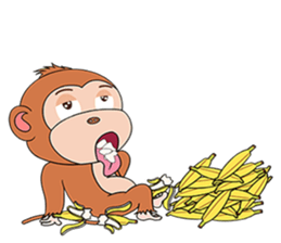 Yong monkey sticker #13198851