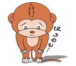 Yong monkey sticker #13198867