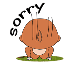 Yong monkey sticker #13198868