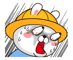 Kindergarten rabbit5 sticker #13198880