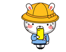 Kindergarten rabbit5 sticker #13198891