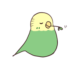Budgerigar mood part3 sticker #13199144
