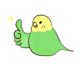 Budgerigar mood part3 sticker #13199149