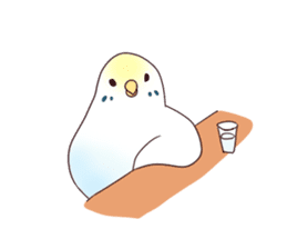 Budgerigar mood part3 sticker #13199165