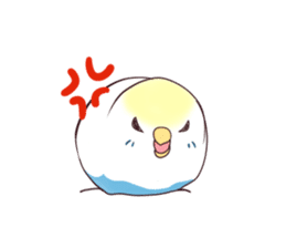 Budgerigar mood part3 sticker #13199171