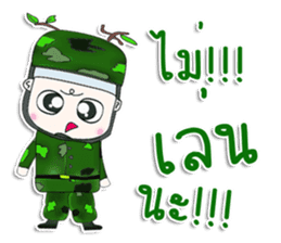 Mr. Kotaro. Soldier. ^^ sticker #13200128