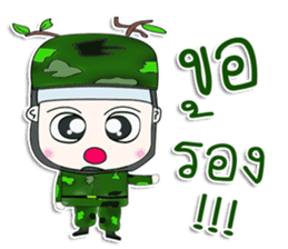 Mr. Kotaro. Soldier. ^^ sticker #13200129