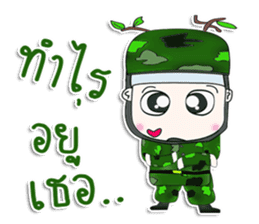 Mr. Kotaro. Soldier. ^^ sticker #13200143