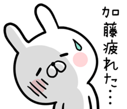 Kato's rabbit sticker sticker #13201488