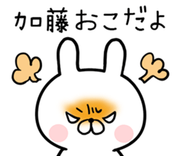 Kato's rabbit sticker sticker #13201495