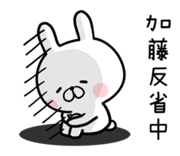 Kato's rabbit sticker sticker #13201496