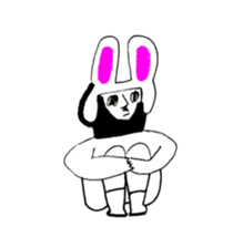 RABBIT OF ABURAYAMA sticker #13202281
