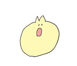 It is totally a cat sticker #13202569