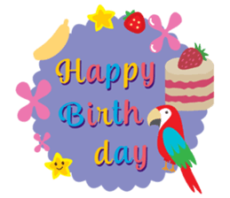 animal say happy sticker #13202697