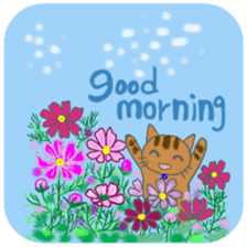 Cat and girl part 11 sticker #13202838