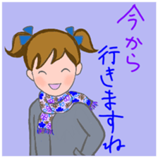 Cat and girl part 11 sticker #13202841