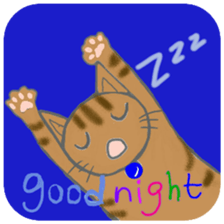 Cat and girl part 11 sticker #13202853