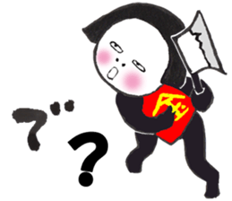 Ninjya-girl Numeko in Halloween vol.2 sticker #13202956