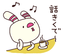 The striped rabbit 2 (Kansai dialect) sticker #13202998