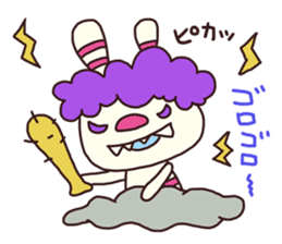 The striped rabbit 2 (Kansai dialect) sticker #13203021