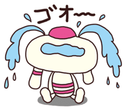The striped rabbit 2 (Kansai dialect) sticker #13203028