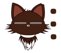 Animated Japanese Cat KAKAO (English) sticker #13203275