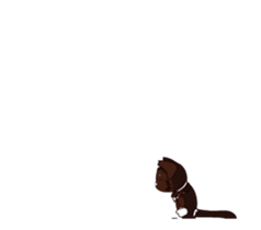 Animated Japanese Cat KAKAO (English) sticker #13203279