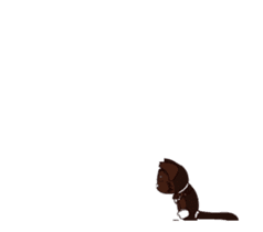 Animated Japanese Cat KAKAO (English) sticker #13203279