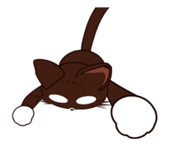 Animated Japanese Cat KAKAO (English) sticker #13203293