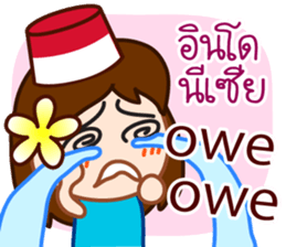 Laugh, Cross-linguistic onomatopoeias sticker #13204192