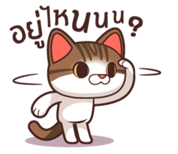 Gum-Poong The Cat sticker #13204933