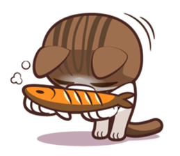 Gum-Poong The Cat sticker #13204937
