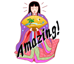 Amazing! Cute Kimono Girl Japan sticker #13205014