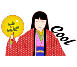 Amazing! Cute Kimono Girl Japan sticker #13205015