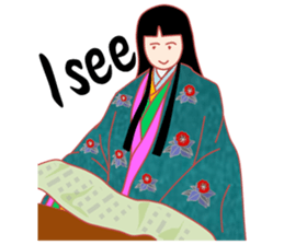 Amazing! Cute Kimono Girl Japan sticker #13205017