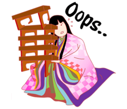 Amazing! Cute Kimono Girl Japan sticker #13205021
