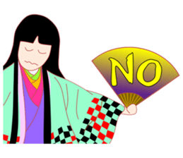 Amazing! Cute Kimono Girl Japan sticker #13205022