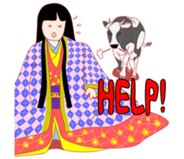 Amazing! Cute Kimono Girl Japan sticker #13205023