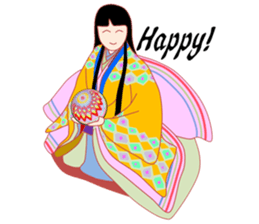 Amazing! Cute Kimono Girl Japan sticker #13205030