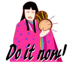 Amazing! Cute Kimono Girl Japan sticker #13205035