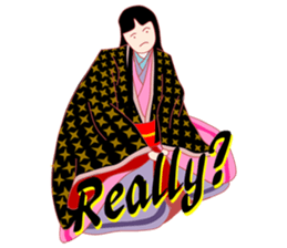 Amazing! Cute Kimono Girl Japan sticker #13205039