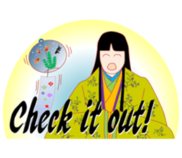 Amazing! Cute Kimono Girl Japan sticker #13205041