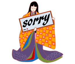 Amazing! Cute Kimono Girl Japan sticker #13205044