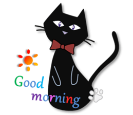 kacco's Black Cat sticker #13205542